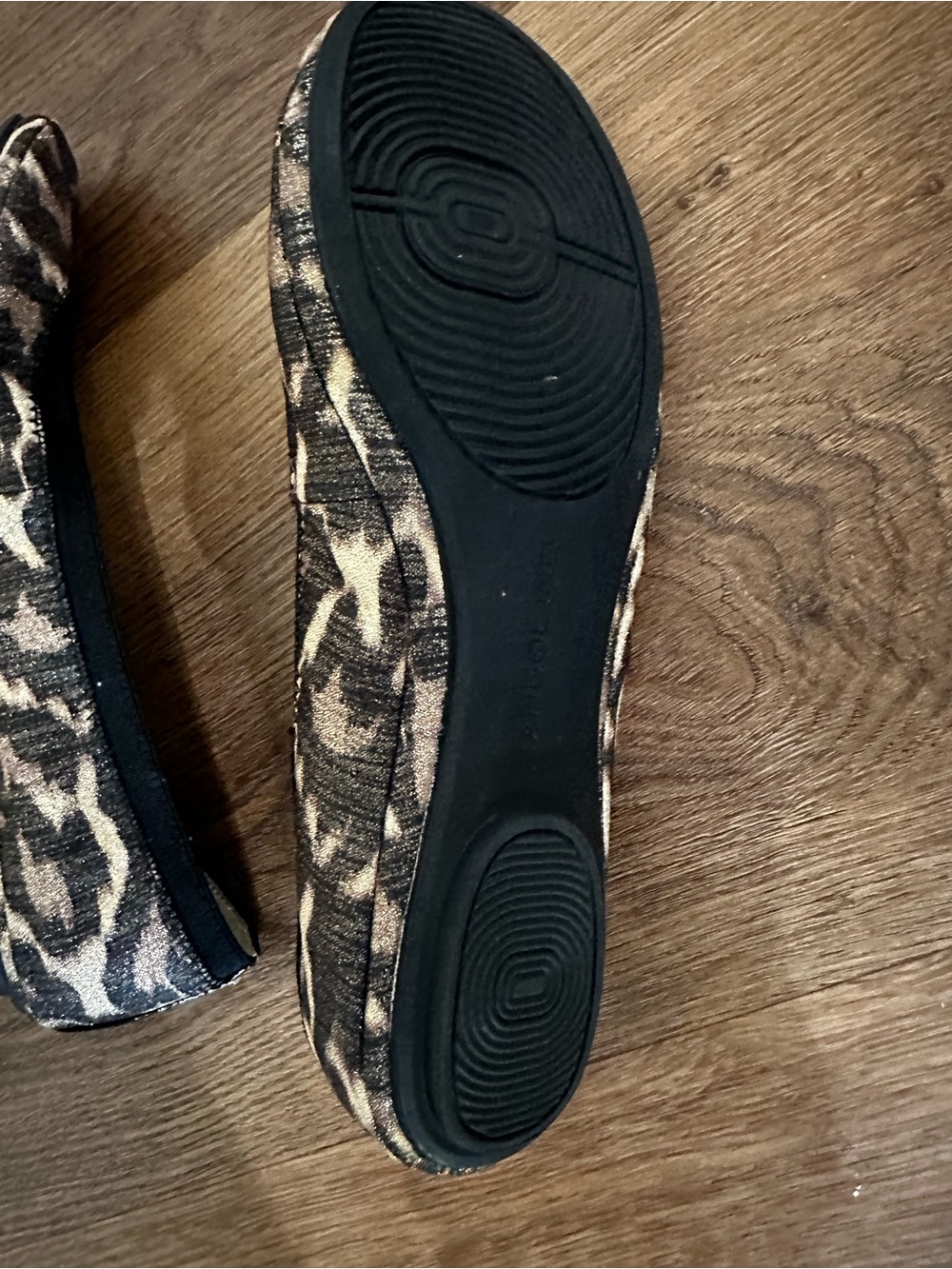 Bandolino BEdition Leopard Animal Print Ballet Flats Comfort Shoes Size 6.5M - Picture 5 of 11
